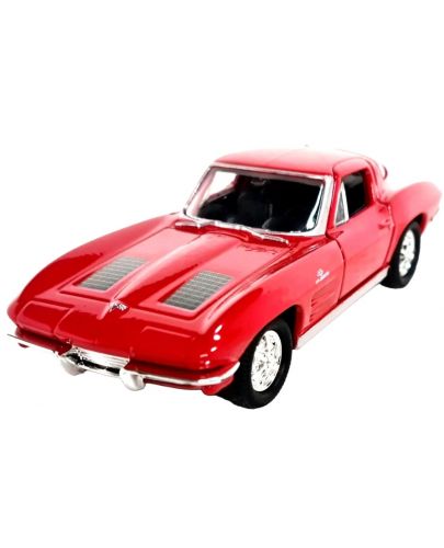 Метална кола Welly -  Chevrolet Corvette 1963, 1:34 - 3